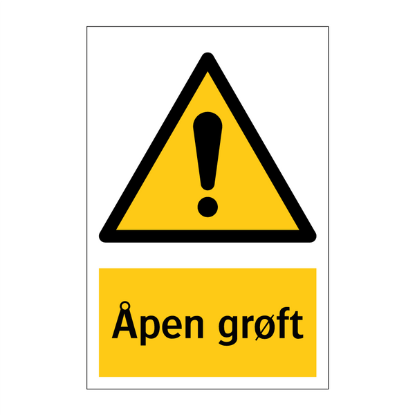 Åpen grøft