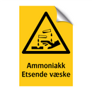 Ammoniakk etsende væske