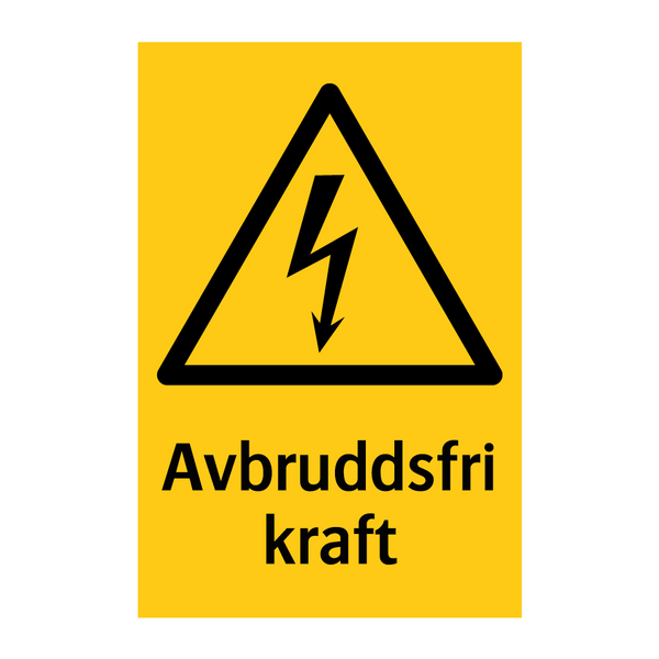 Avbruddsfri kraft
