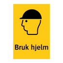 Bruk hjelm