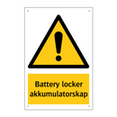 Battery locker Akkumulatorskap