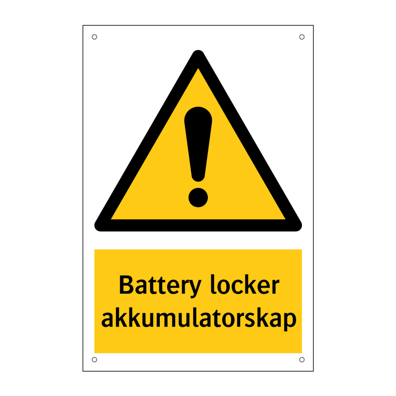 Battery locker Akkumulatorskap & Battery locker Akkumulatorskap & Battery locker Akkumulatorskap