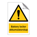 Battery locker Akkumulatorskap