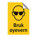 Bruk øyevern