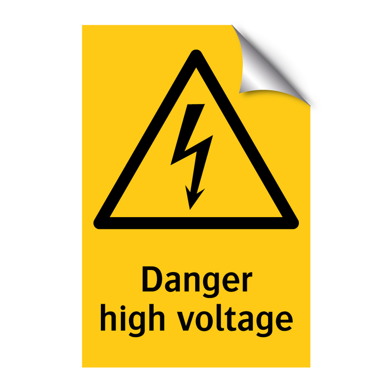 Danger High voltage & Danger High voltage & Danger High voltage & Danger High voltage