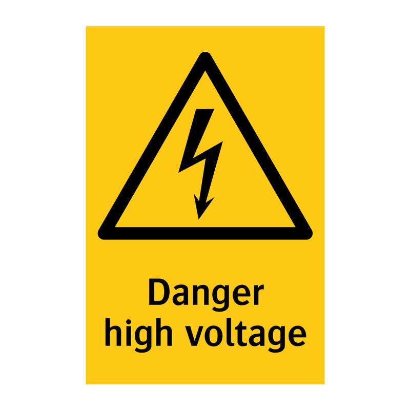 Danger High voltage & Danger High voltage & Danger High voltage & Danger High voltage