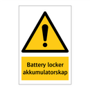 Battery locker Akkumulatorskap