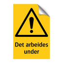 Det arbeides under