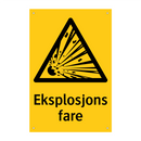 Eksplosjons fare