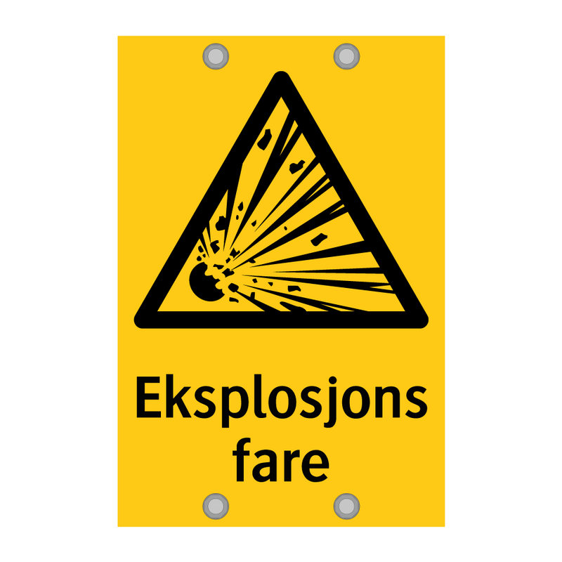 Eksplosjons fare & Eksplosjons fare & Eksplosjons fare & Eksplosjons fare & Eksplosjons fare