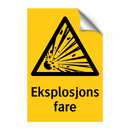Eksplosjons fare