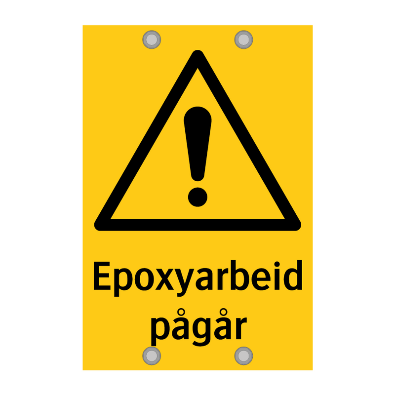 Epoxyarbeid pågår