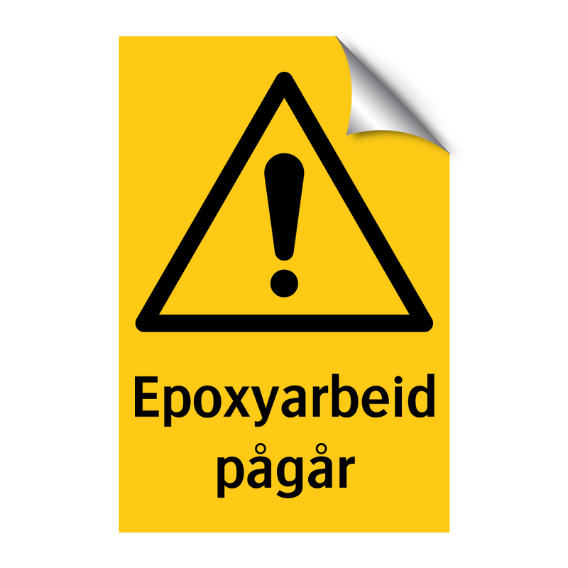 Epoxyarbeid pågår