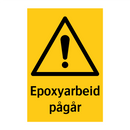 Epoxyarbeid pågår