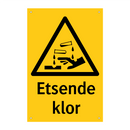 Etsende klor
