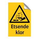 Etsende klor