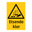 Etsende klor