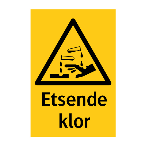 Etsende klor