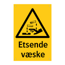 Etsende væske