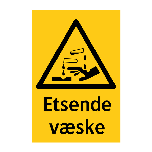 Etsende væske