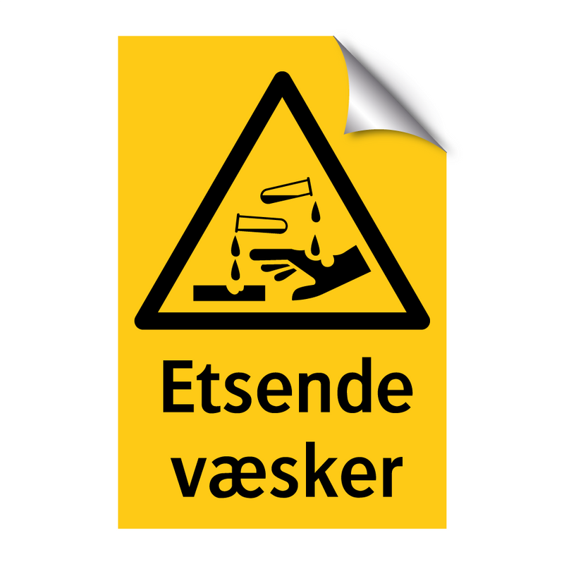 Etsende væsker & Etsende væsker & Etsende væsker & Etsende væsker & Etsende væsker