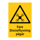 Fare Droneflyvning pågår