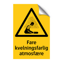 Fare kvelningsfarlig atmosfære