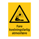 Fare kvelningsfarlig atmosfære