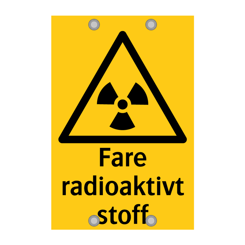 Fare radioaktivt stoff