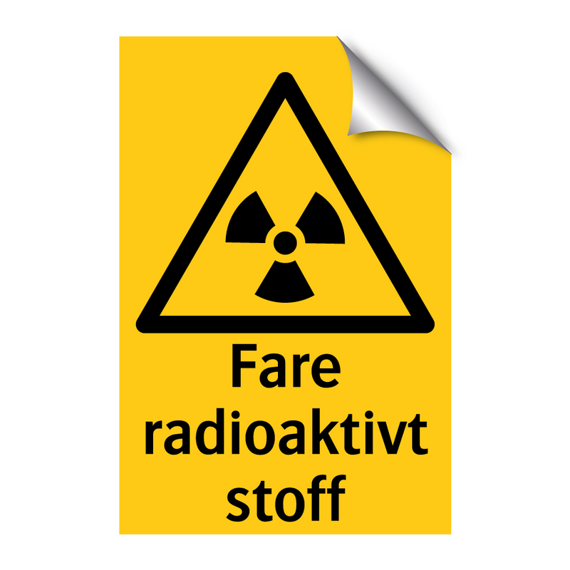 Fare radioaktivt stoff