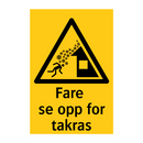 Fare se opp for takras!