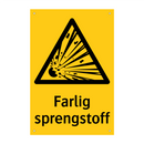Farlig sprengstoff