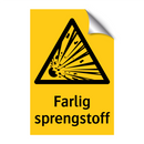 Farlig sprengstoff