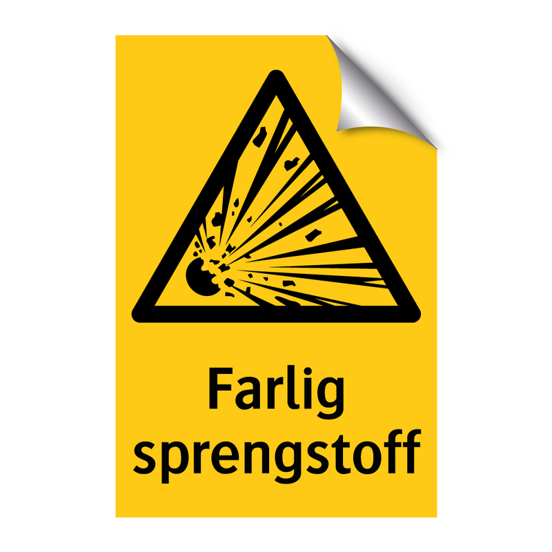 Farlig sprengstoff & Farlig sprengstoff & Farlig sprengstoff & Farlig sprengstoff