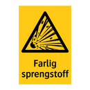 Farlig sprengstoff