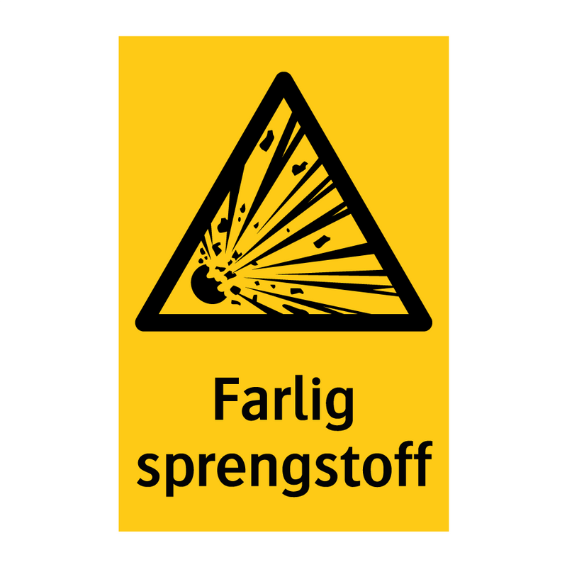 Farlig sprengstoff & Farlig sprengstoff & Farlig sprengstoff & Farlig sprengstoff