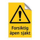 Forsiktig åpen sjakt