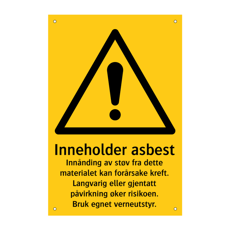 Inneholder asbest