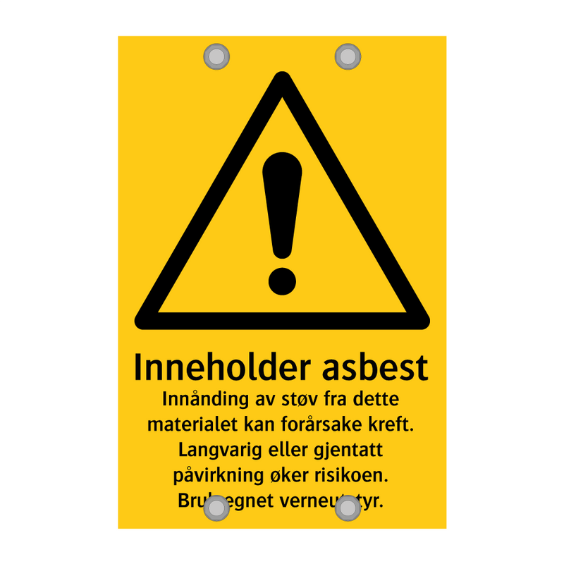 Inneholder asbest