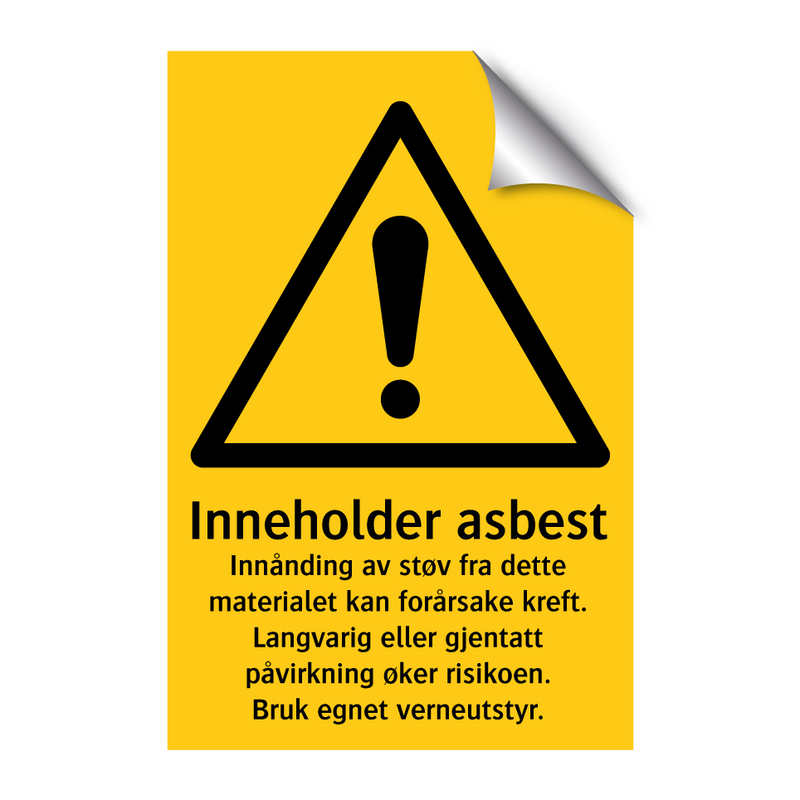 Inneholder asbest