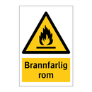 Brannfarlig rom