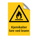 Kjemikalier Fare ved Brann