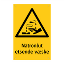 Natronlut etsende væske