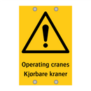 Operating cranes Kjørbare kraner