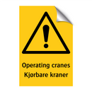 Operating cranes Kjørbare kraner