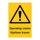 Operating cranes Kjørbare kraner