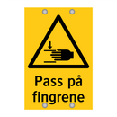 Pass på fingrene