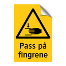Pass på fingrene