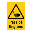 Pass på fingrene