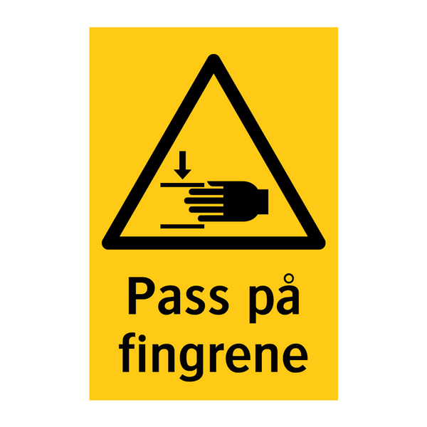 Pass på fingrene